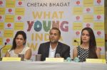 Shazahn Padamsee,Masaba,Chetan Bhagat at Chetan Bhagat_s Book Launch - What Young India Wants in Crosswords, Kemps Corner on 9th Aug 2012 (145).JPG