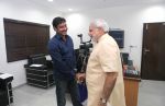 Ajay Devgn hosts Historic Google Hangout session for Shri Narendra Modi in Ahmedabad on 31st Aug 2012.jpg