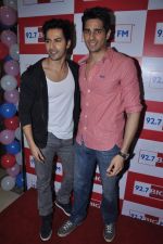 Varun Dhawan, Sidharth Malhotra at the promotion of film Student Of The Year team celebrates Teacher_s Day at 92.7 BIG FM on 5th Sept 2012 (66).JPG