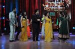 Kareena Kapoor, Madhuri Dixit, Karan Johar on the sets of Jhalak Dikhhla Jaa in Filmistan, Mumbai on 11th Sept 2012 (23).JPG