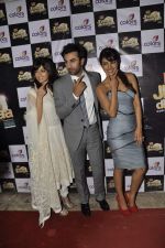 Priyanka Chopra, Ileana Dcruz, Ranbir Kapoor at Barfi promotions on the sets of Jhalak Dikhhla Jaa in Filmistan, Mumbai on 11th Sept 2012 (120).JPG