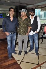 Kishan Kumar, Sajid, Wajid at the Audio release of Ishkq In Paris in Mumbai on 17th Sept 2012 (25).JPG