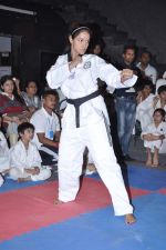 Neetu Chandra get Taekwondo Second Dan Black Belt at The Taekwondo Challenge � 2012 in Once More Studio, Opp. World Gym, Goregaon on 30th Sept 2012 (10).JPG