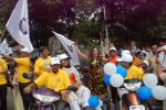 Perizaad Zorabian flags of rally for the cause of cerebral palsy in india on 2nd Oct 2012 (166).JPG