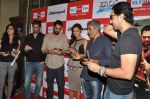 Arjun Rampal, Esha Gupta, Sulaiman Merchant, Prakash Jha, Salim Merchant  at the Audio release of Chakravyuh on 92.7 BIG FM on 3rd oct 2012 (28).JPG