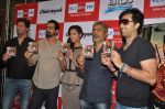Arjun Rampal, Esha Gupta, Sulaiman Merchant, Prakash Jha, Salim Merchant  at the Audio release of Chakravyuh on 92.7 BIG FM on 3rd oct 2012 (29).JPG