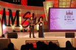 Sheena Chohan along with Sameer Kochar hosting the I am She-2012-Finale.JPG