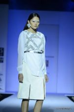 Model walk the ramp for Anand Bhushan Show at Wills Lifestyle India Fashion Week 2012 day 4 on 9th Oct 2012 (20).JPG