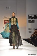 Model walk the ramp for Solatee by Sulakshana Show at Wills Lifestyle India Fashion Week 2012 day 5 on 10th Oct 2012 (83).JPG