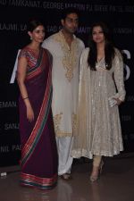 Abhishek Bachchan, Aishwarya Rai Bachchan at Seventy Art show for Big B_s birthday in Mumbai on 11th Oct 2012 (121).JPG