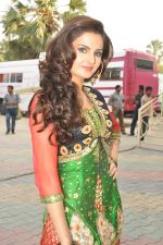 Monica Bedi at Star Plus Dandia shoot in Malad, Mumbai on 15th Oct 2012 (64).JPG