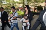 Celina Jaitley snapped with her twins at airport in Mumbai on 18th Oct 2012 (23).JPG