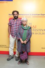 Sunil Sukthankar and Sumitra Bhave at Day 7 of 14th Mumbai Film Festival in Mumbai on 24th Oct 2012.JPG