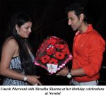 Umesh Pherwani with Shraddha Sharma at the Birthday Celebrations of Shraddha Sharma at Novotel, Juhu on 24th Oct 2012 (4).jpg