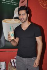 Varun Dhawan at Student of the year launch Starbucks new shop in Mumbai on 24th Oct 2012 (121).JPG