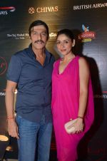 Chunky & Bhavna Pandey at F1 LAP party day 1 on 26th Oct 2012.jpg