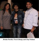 Brinda Parekh, Viveck Shettyy and Chef Nishant at Cake Mixing Celebrations at Hotel Meluha the fern.jpg