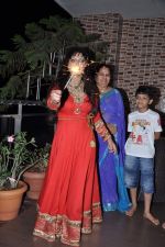 Rakhi Sawant celeberates Diwali with family in Andheri, Mumbai on 11th Nov 2012 (17).JPG