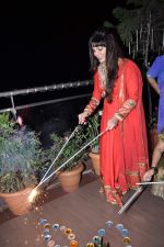 Rakhi Sawant celeberates Diwali with family in Andheri, Mumbai on 11th Nov 2012 (26).JPG