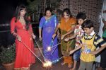 Rakhi Sawant celeberates Diwali with family in Andheri, Mumbai on 11th Nov 2012 (30).JPG
