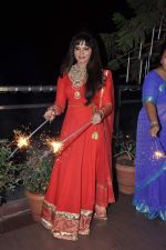 Rakhi Sawant celeberates Diwali with family in Andheri, Mumbai on 11th Nov 2012 (34).JPG