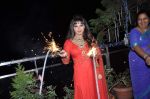 Rakhi Sawant celeberates Diwali with family in Andheri, Mumbai on 11th Nov 2012 (39).JPG
