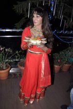 Rakhi Sawant celeberates Diwali with family in Andheri, Mumbai on 11th Nov 2012 (51).JPG