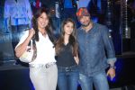 Pooja Bedi with daughter & Aakashdeep Saigal at the launch of limited edition GUESS DJ TIesto collection in GUESS, Mumbai on 23rd Nov 2012.JPG
