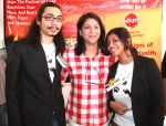 Priya Dutt with Taronish Balsara and Ruchi Nadkarni,Founders World for All at Adoptathon 2012.jpg