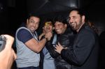 Vindu, KRK, Raju Srivastav at Sambhavna Seth_s birthday bash in Club Escape, Mumbai on 12th Dec 2012.jpg