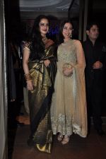 Rekha, Karisma Kapoor at Abhinav & Ashima Shukla wedding reception in Taj Land_s End, Bandra, Mumbai on 16th Dec 2012 (34).JPG