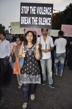 Jackky Bhagnani leads protest for Delhi rape incident in  Carter Road, Mumbai on 22nd Dec 2012(58).JPG