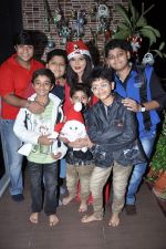 Rakhi Sawant spends Christmas with kids at home in Andheri, Mumbai on 24th Dec 2012 (7).JPG