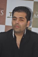 Karan Johar launches the Cover of Amish_s eagerly anticipated 3rd book in the Shiva Trilogy, The Oath of the Vayuputras in Mumbai on 27th Dec 2012 (8).JPG