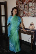 Queen of Jaipur Vidya Ji at Hacienda art gallery to launch silver exhibition in Kalaghoda, Mumbai on 16th Jan 2013 (34).JPG
