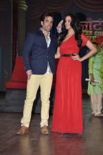 Tusshar Kapoor, Neha Dhupia at the launch of Colors TV Serial Nautanki - The Comedy Theatre in Filmcity, Mumbai on 25th Jan 2013 (39).JPG