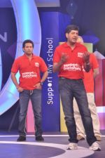 Sachin Tendulkar at NDTV Support My school 9am to 9pm campaign which raised 13.5 crores in Mumbai on 3rd Feb 2013 (13).JPG