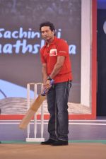 Sachin Tendulkar at NDTV Support My school 9am to 9pm campaign which raised 13.5 crores in Mumbai on 3rd Feb 2013 (15).JPG