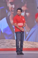 Sachin Tendulkar at NDTV Support My school 9am to 9pm campaign which raised 13.5 crores in Mumbai on 3rd Feb 2013 (9).JPG