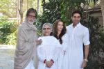 Amitabh Bachchan, Jaya Bachchan, Aishwarya Rai, Abhishek Bachchan pledge their support towards the girl child through Plan India at his home on 9th Feb 2013 (47).JPG