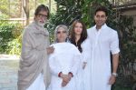 Amitabh Bachchan, Jaya Bachchan, Aishwarya Rai, Abhishek Bachchan pledge their support towards the girl child through Plan India at his home on 9th Feb 2013 (50).JPG