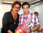 shakti kapoor & dheeraj kumar shoots for Safar Filmy comeda ka.jpg