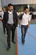 Bhaichang Bhutia at Nirmal lifestyle University Football League launch in Mulund, Mumbai on 15th Feb 2013 (12).JPG