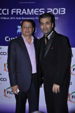 Karan johar at FICCI frames press meet in Mumbai on 18th Feb 2013 (18).JPG