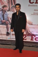 karan johar at Kai po Che premiere in Mumbai on 18th Feb 2013 (83).JPG