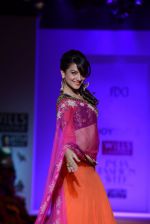 Gauhar Khan walks the ramp for Joy Mitra Show at Wills Lifestyle India Fashion Week 2013 Day 3 in Mumbai on 15th March 2013 (58).JPG