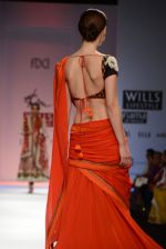 Model walks the ramp for Ekru Show at Wills Lifestyle India Fashion Week 2013 Day 3 in Mumbai on 15th March 2013 (56).JPG