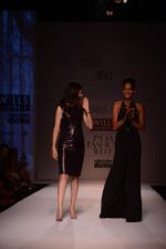 Lisa Haydon walks the ramp for Rana Gill Show at Wills Lifestyle India Fashion Week 2013 Day 4 in Mumbai on 16th March 2013 (16).JPG