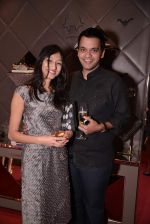 Nachiket Barve with wife at the launch of Christian Louboutin store launch in Fort, Mumbai on 20th March 2013.JPG