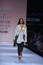 Model walk the ramp for Asmita Marwa Show at Lakme Fashion Week 2013 Day 1 in Grand Hyatt, Mumbai on 22nd March 2013 (74).JPG